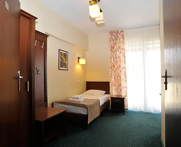 Jednolůžkový pokoj v Hotelu Lotos