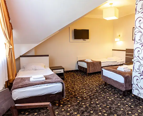 Třílůžkový pokoj v Hotelu Lotos